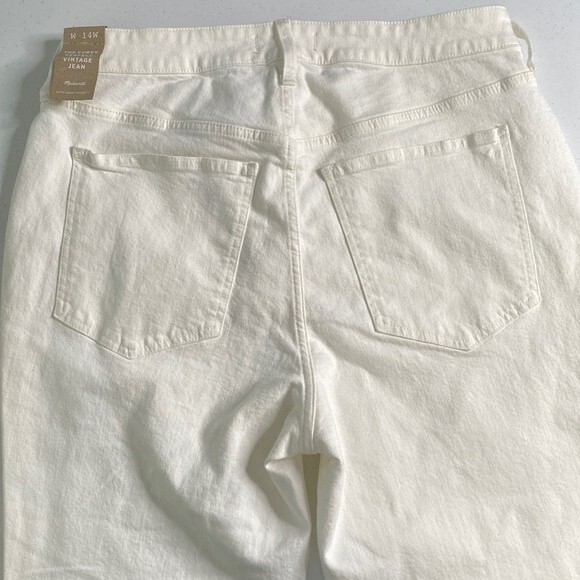 Madewell The Curvy Perfect Vintage Straight Leg Ankle Jeans High Rise Stretch - Picture 7 of 16